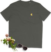 Pacman Heren T shirt Ronde Hals - Khaki groen - Maat M