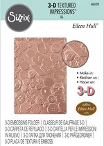 Sizzix 3D Embossing Folder - TextuRood Impressions - Vintage buttons