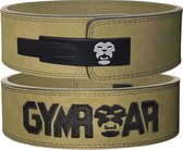 Gymroar Powerlift Riem - Lever Belt - Lifting Belt - Crossfit - Bodybuilding - Powerlifting - Deadlift - Squat - 10MM - Groen - L