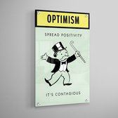Wallmastr - Monopoly Optimism - Wanddecoratie - Poster - 70X100cm