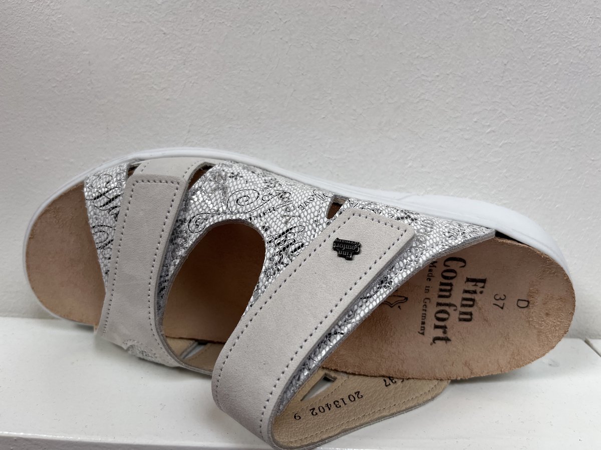 Finn C. Palau Wit words slipper (Maat - 41, Kleur - Wit)