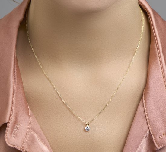 SPARKLE14 - Pendentif Zircone - Or