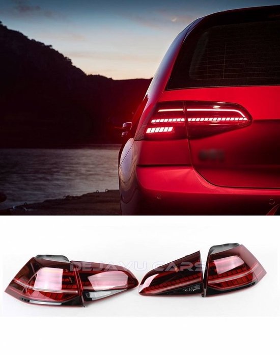 Feux arriere dynamiques LED Feux arrière pour Volkswagen Golf 7 & 7.5  Facelift / GTI... | bol