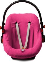 Housse de siège auto Brilliant Baby en tissu éponge - groupe 0+ - Fuchsia