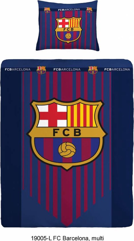 Housse de couette FC Barcelone Logo Bleu 140 X 200 Cm | bol.com