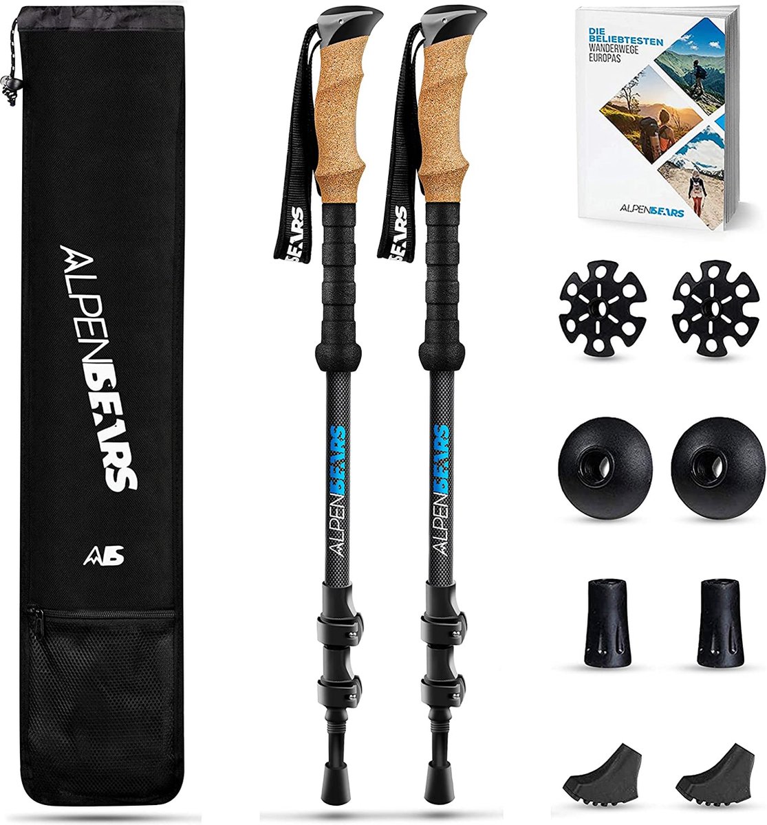 Nordicwalkingstok , Wandelstokken Voor Senior Man ,Vrouw ,professionele trekkingstokken ,Koolstof