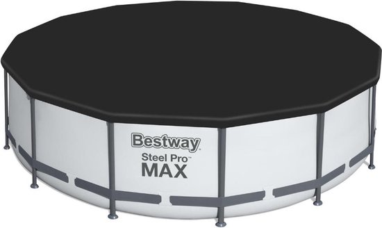 Bestway - Steel Pro MAX - Opzetzwembad inclusief filterpomp en accessoires - 427x122 cm - Rond - Bestway