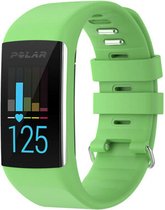 Siliconen Smartwatch bandje - Geschikt voor Polar A360 / A370 siliconen bandje - lichtgroen - Strap-it Horlogeband / Polsband / Armband