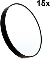 Make-up Spiegeltje – 8.8*8.8 cm – Vergroot 15x – Zwart