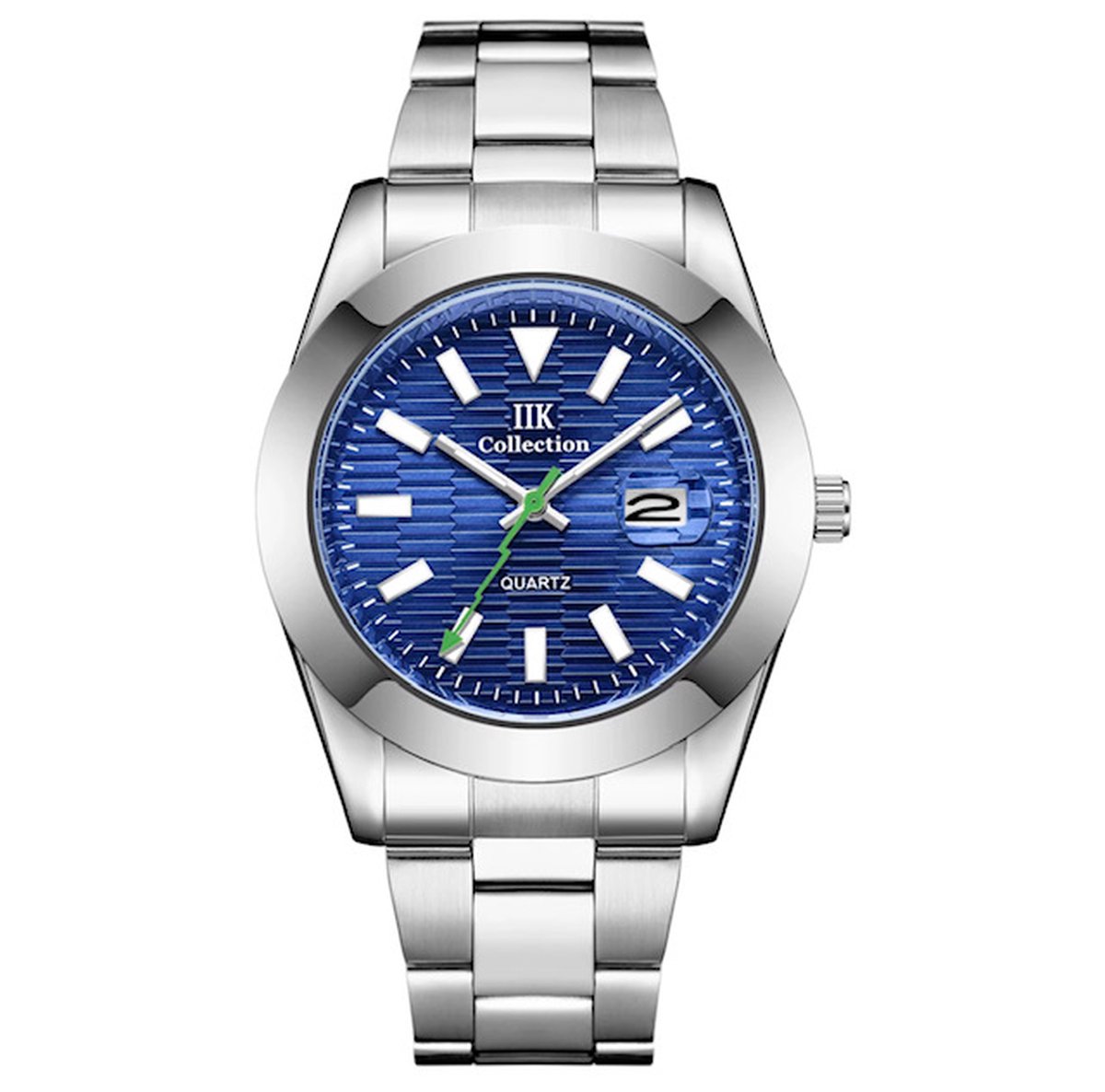 Soraro HK Horloge | Zilverkleurig | Quartz | Blauw Dial | 41mm | Valentijn | Valentijnscadeau