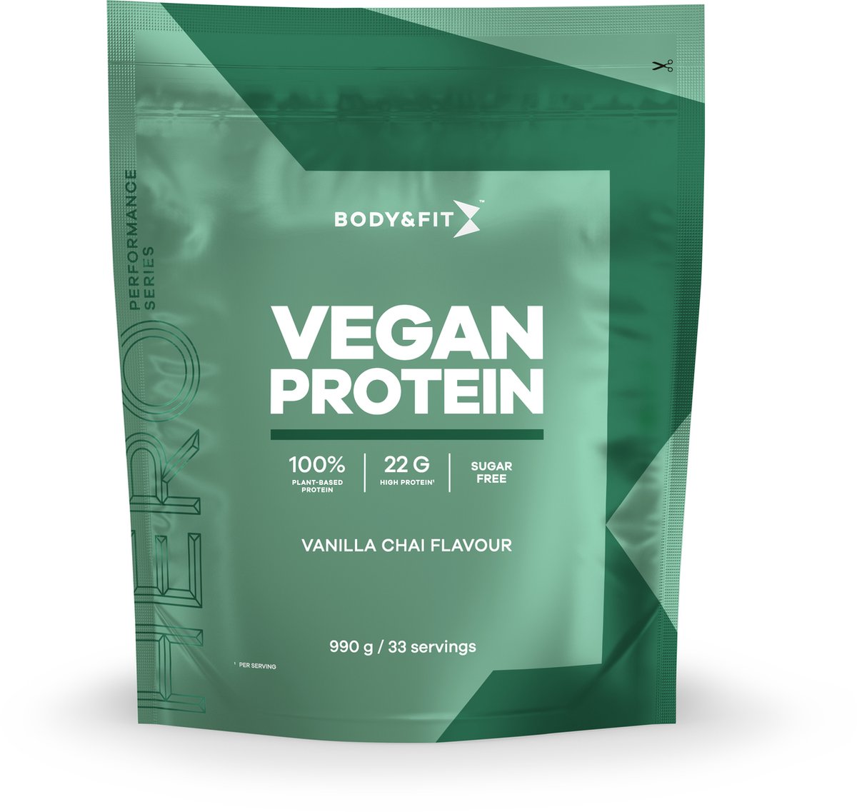 Goedkoopste Body & Fit Vegan Protein Eiwitshake - Vanilla Chai - Vegan Proteine Poeder - Plantaardige Eiwitshake - 990 gram (33 shakes