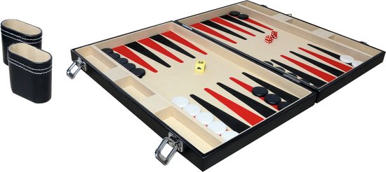 Afbeelding van het spel Deluxe Backgammon Koffer - Vanaf 8 jaar