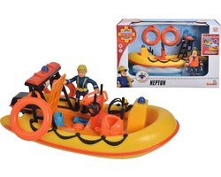 Simba - Brandweerman Sam - Neptune, Boot incl. Figuur - Speelgoedvoertuig