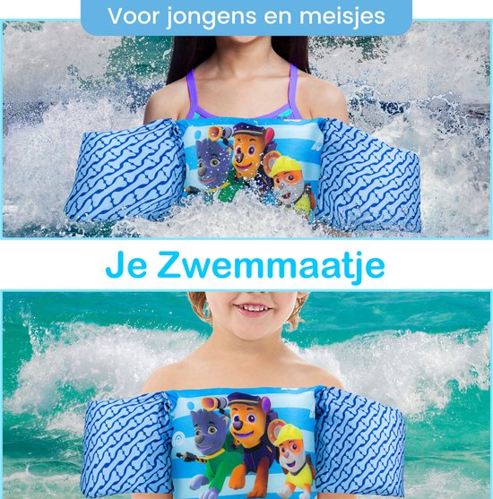 Zwemvest Kind - Zwembandjes - Puddle Jumper - Drijfvest Kind - 2-6 jaar - 14-25kg - Blauw
