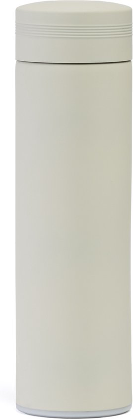 Cookinglife Thermosfles - met uitneembaar filter - Creme - 500 ml