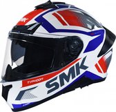SMK Typhoon Thorn White Red XS - Maat XS - Helm