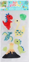 Dino raamsticker- Gel stickers - Dinosaurus | herbruikbare raamstickers - 3jaar+