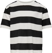 Only t-shirt meisjes - zwart - KONmay - maat 122/128