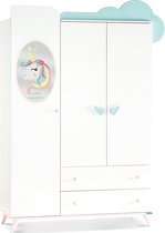 Unicorn 3 deurs kledingkast meisjes kinderkamer eenhoorn