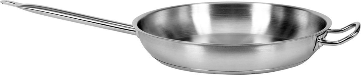Bol.com YATO Koekenpan RVS - Ø36 cm - 6,1L - voor elk fornuis aanbieding