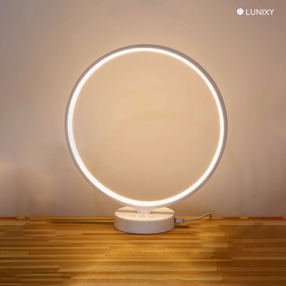 Lunixy® Premium Daglichtlamp - Bureaulamp - 10000 LUX - Timer - Zonsondergang Modus - 3 kleuren - UV-vrij - Lichttherapie - LUNIXY
