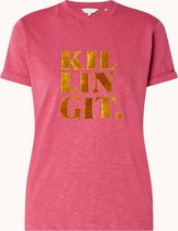 Ted Baker Zafi - T-shirt - Killing It - Roze - 1