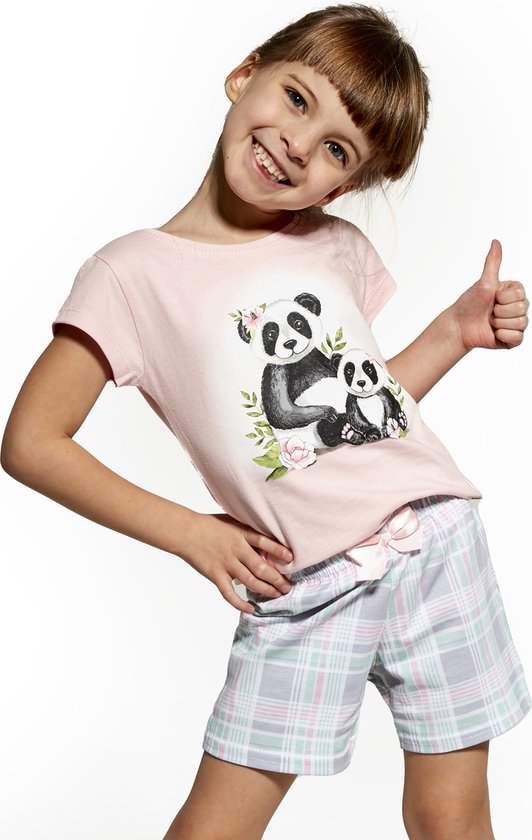 Pyjama Cornette Coton Fille Panda 787/92 788/92 110/116