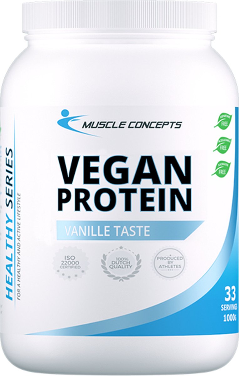 Vegan Proteïne | Muscle Concepts - Vegan Protein poeder - 1000 gram (33 servings)