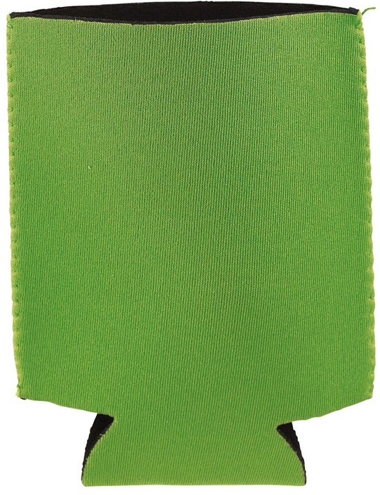 Voordeelset van 20x stuks blikjes koeler / koelhoud hoesjes / bierblik hoesjes - lime groen - Frisdrank/bier blikjes koel houden van SportX — afbeelding 2
