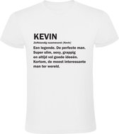 Kevin Heren t-shirt | jarig | verjaardagkado | verjaardag kado | grappig | cadeau | Wit