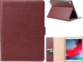 Luxe CoverMore Tablethoes - Geschikt voor iPad 9.7 2017/2018 Case - Tablet Hoesje Rood - Premium Vegan Lederen Cover