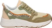 Nelson meisjes sneaker - Beige multi - Maat 38