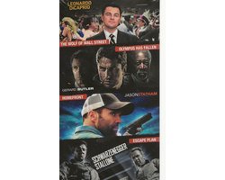 4 DVD ACTIE BOX OLYMPUS / HOMEFRONT / ESCAPE PLAN / WOLF