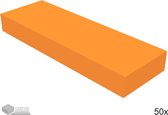 LEGO Tegel 1x3, 63864 Oranje 50 stuks