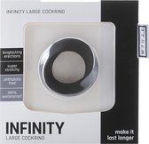 Infinity - Large Cockring - Black - Cock Rings black