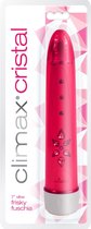 Climax Cristal 6X Vibe - Frisky Fuchsia - Classic Vibrators pink