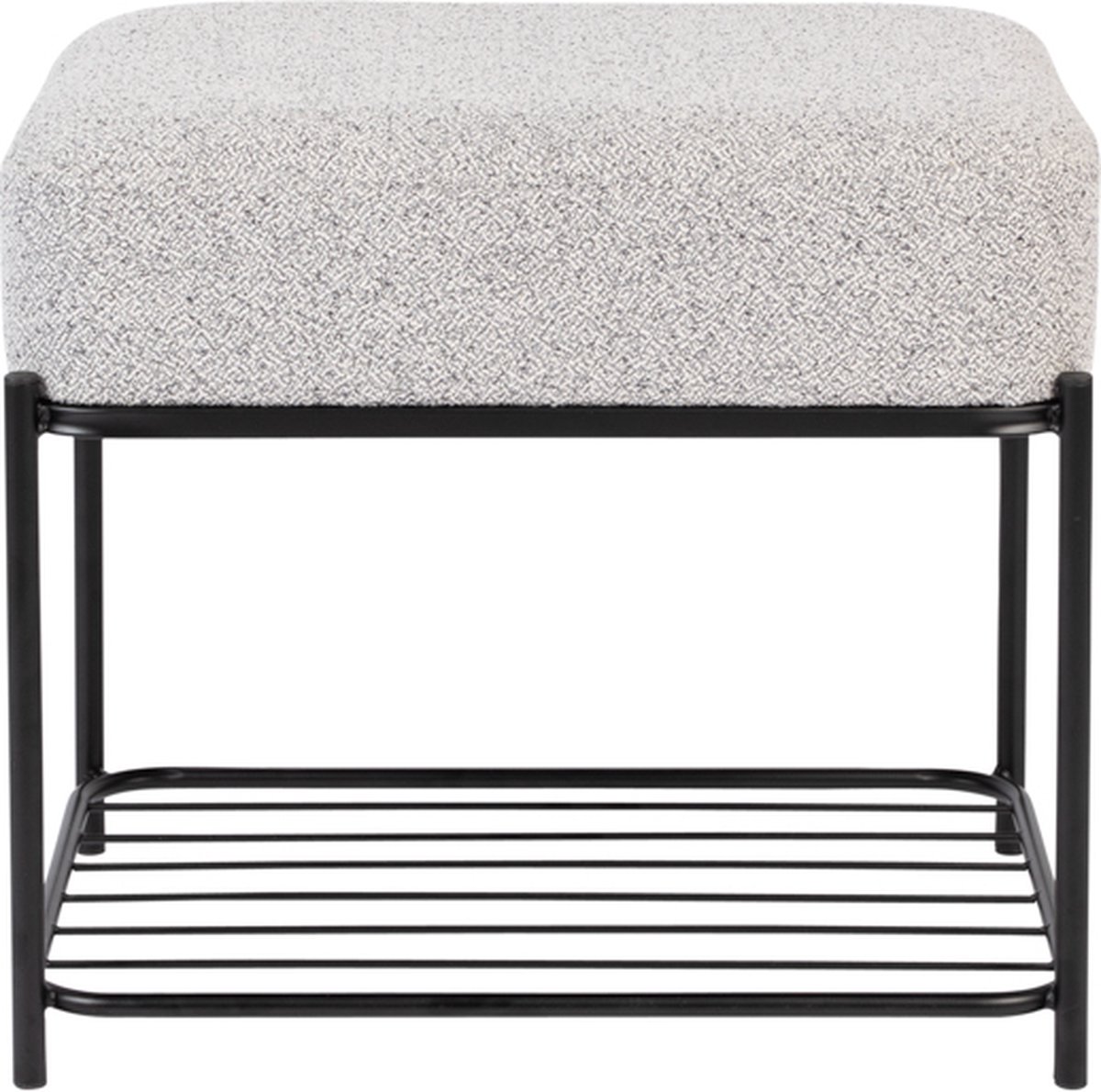 Housecraft Living Milou Kruk/ Poef Rechthoekig - Grijs