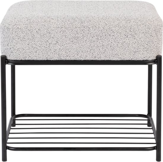 Foto: Housecraft living milou kruk poef rechthoekig grijs