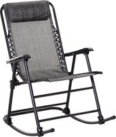 Outsunny Schommelstoel schommelbank schommelligbed schommelstoel inklapbaar tot 120 kg 84A-099-1