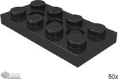 LEGO 3709b Zwart 50 stuks