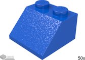 LEGO Dakpan 2x2, 3039 Blauw 50 stuks