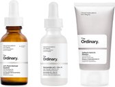 The Ordinary set - Voor Vlekken en Acne-Voeding - vlekvrije huid - acne te verminderen - Salicylic Acid 2% Masque 50ML - Niacinamide 10% + Zinc 1% (30ml) - 100% Plant-Derived Squalane 30ML