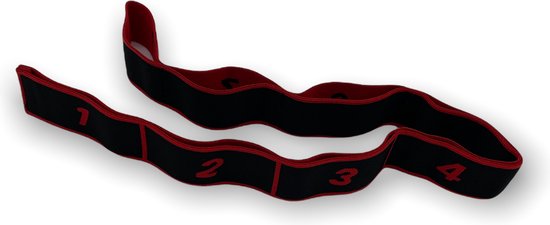 Padisport - Stretch Elastiek - Rood - Stretch Elastiek Fitness - Stretch Elastiek Band - Leniger Worden - Fitness Elastiek van Merkloos — afbeelding 3