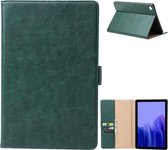 Luxe Tablet Hoes + Standaardfunctie - Geschikt voor Samsung Galaxy Tab A7 Hoes - 10.4 inch (2020) - Groen