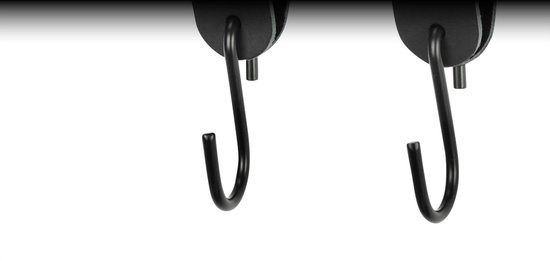 FIXER LE PRIX! 4x crochets en S | BLEU CLAIR - taille S (crochets en cuir S- crochets en S - porte-serviettes - patère - crochets de suspension)