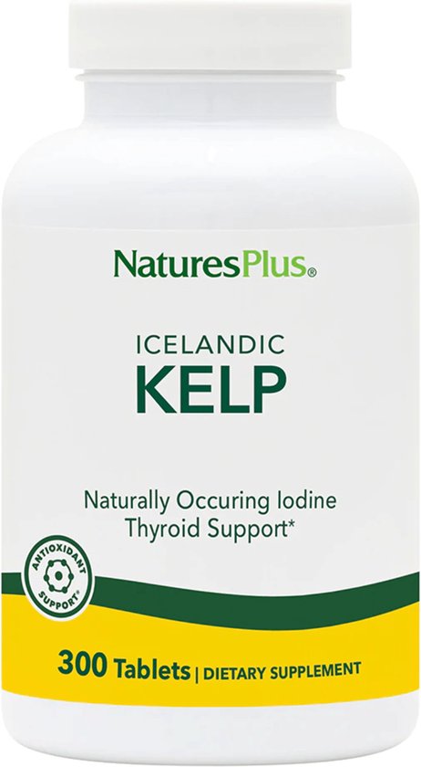 NaturesPlus Icelandic Kelp 150 Mcg - Jodiumtabletten - Jodium Tabletten -  Jodium... | bol.com