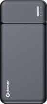Denver Powerbank 10000 mAh met Batterij Indicator - Snellader - Micro USB - USB - Universele Powerbank voor o.a. Apple iPhone / Samsung - Zwart - PQC10007