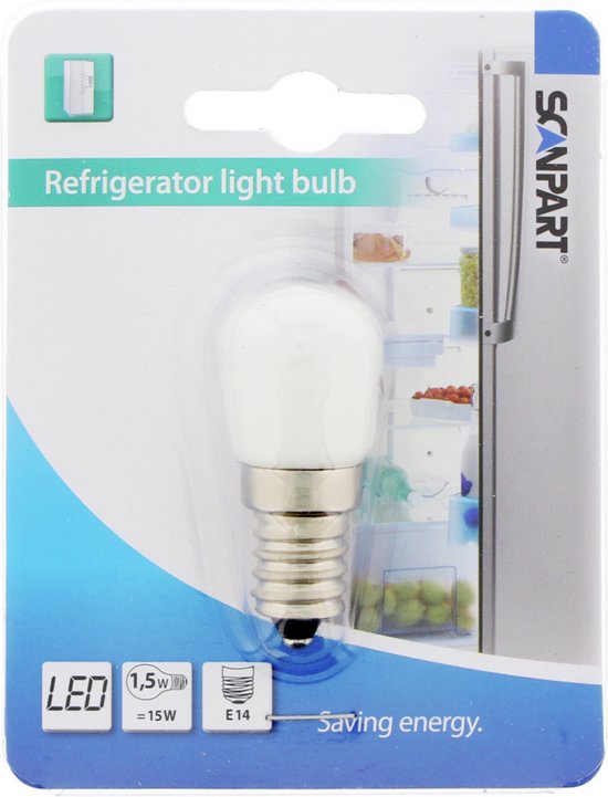 lampe pour réfrigérateur E14 15W 100Lm LED