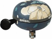 fietsbel Big Bell Magnolia Teal blue 80 mm blauw
