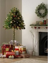 Habitat 180cm Halve Parasol Kerstboom - Groen